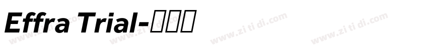 Effra Trial字体转换